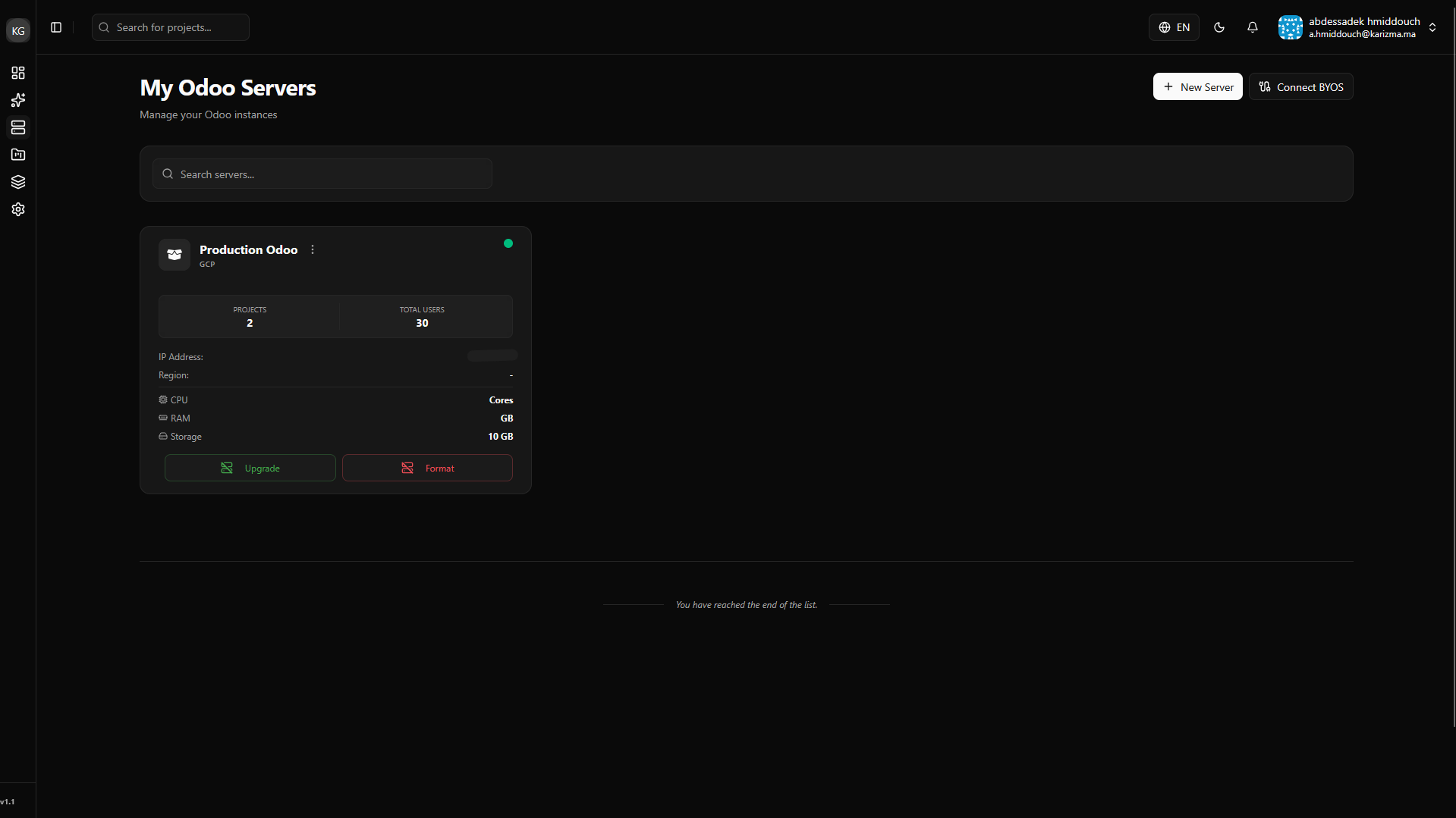 Server Prepared Successfully