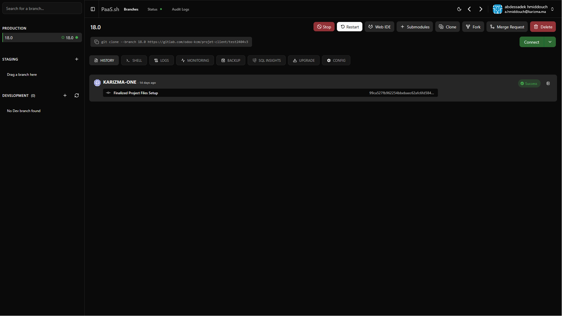 Advanced Dashboard Details