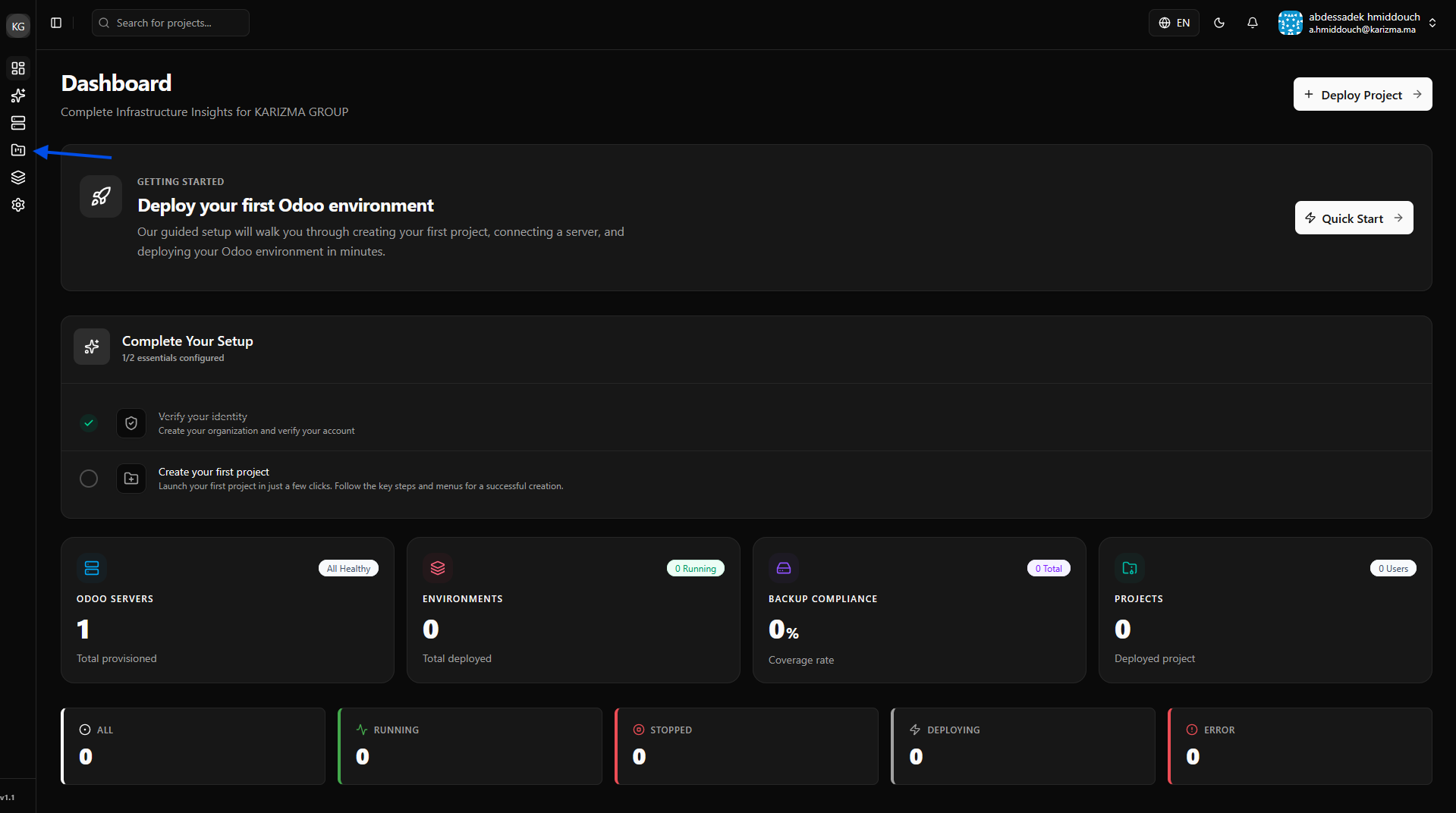 Projects Page