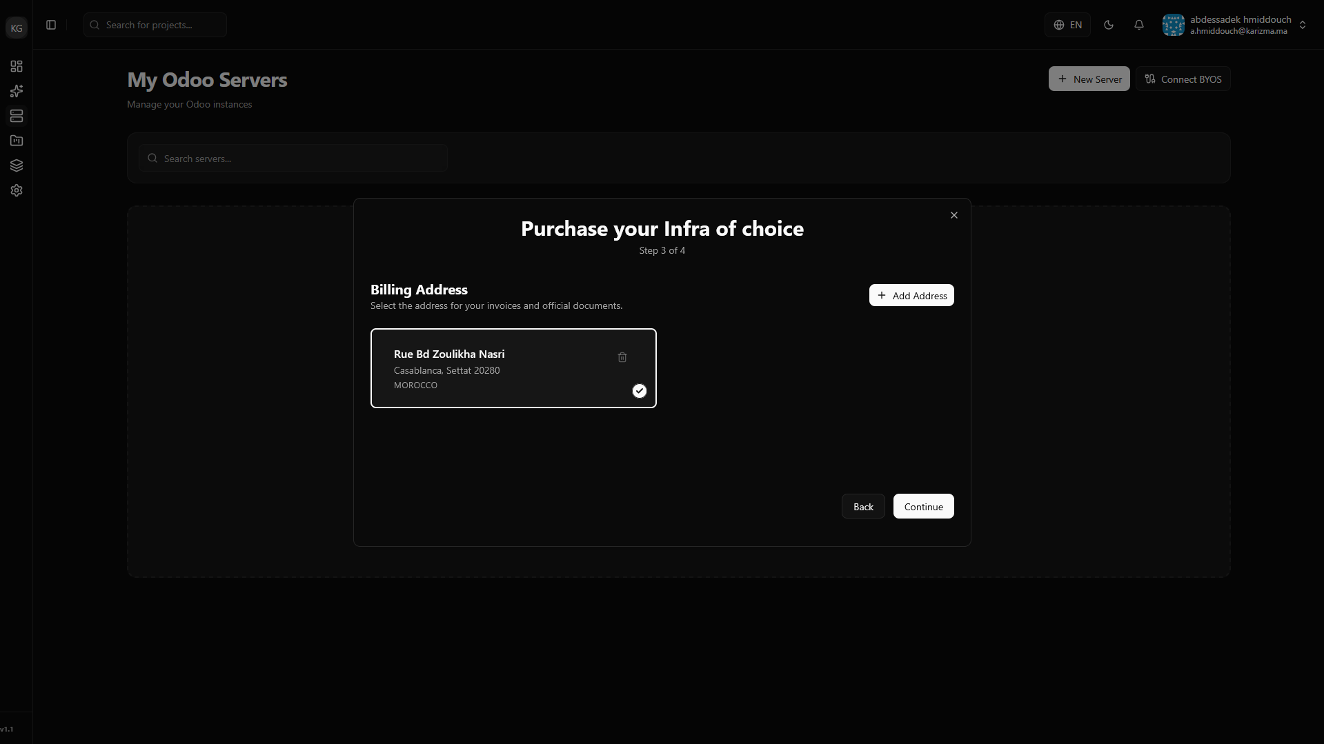 Select Address